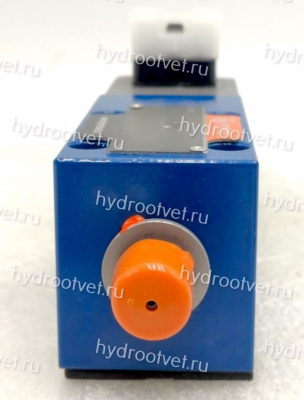 DBE6-1X/315G24K4M - Пропорциональный предохранительный клапан Ду6 (расход до 15 л/мин), давление регулировки до 315 бар, встроенные усилитель = нет, монтаж - на плиту