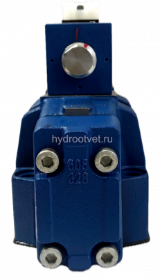 4WEH16HD7X/6EG24N9ETK4/10B08 - Гидрораспределитель с электроуправлением Ду16 схема D (574А), напряжение G24, каналы управления ET - X и Y - внутренние