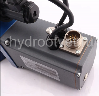 4WRTE32E1-600L-4X/6EG24EK31/A1M - Пропорциональный быстродействующий распределитель с обратной связью по положению золотника и со встроенным усилителем (OBE), Ду32, A1 = ±10 В, номинальный расход 600 л/мин, схема E1-, каналы управления E = X - внтуренний 